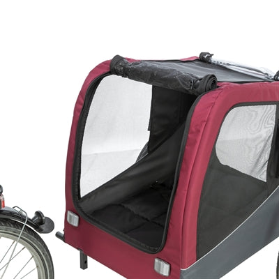 Trixie Hondenfietskat Grijs / Rood 76/136X66X74 Cm
