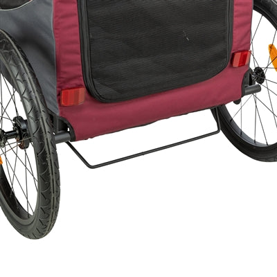 Trixie Hondenfietskat Grijs / Rood 76/136X66X74 Cm