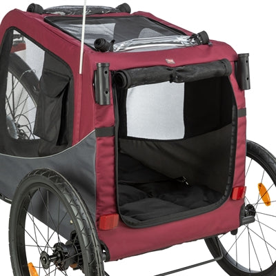 Trixie Hondenfietskat Grijs / Rood 76/136X66X74 Cm