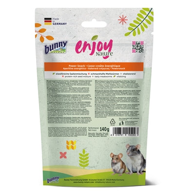 Bunny Nature – Friandises pour rongeur – Plaisir Nature Encas Énergie – 140 g - Caractéristiques