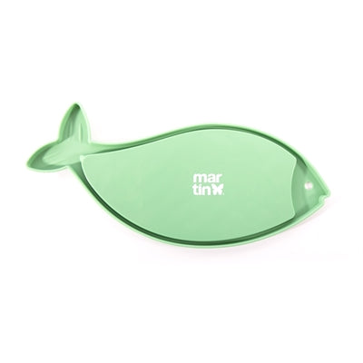 Martin Sellier – Tapis de léchage pour chien et chat – Poisson en silicone – Vert – 28,5 x 14 x 1 cm - Caractéristiques
