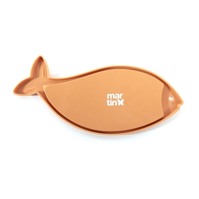 Martin Sellier – Tapis de léchage pour chien et chat – Poisson en silicone – Jaune – 28,5 x 14 x 1 cm - Caractéristiques