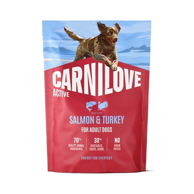 Carnilove – Croquettes pour chat – Saumon et dinde sans céréales Active Adulte - Caractéristiques