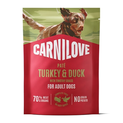 Carnilove – Alimentation humide pour chien Turkey/Duck – Adulte – Dinde, Canard et Fléole des prés – 3.6 kg - Caractéristiques