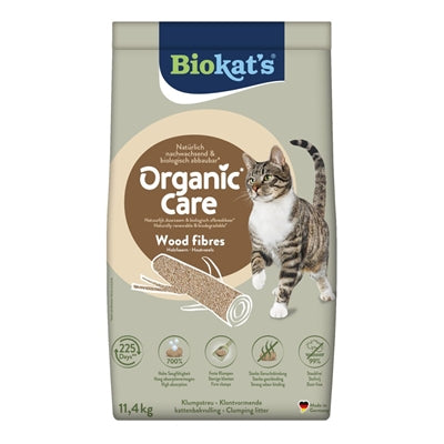 Biokat's – Litière pour chat – Fibres de bois soin biologique – 11,4 kg - Caractéristiques