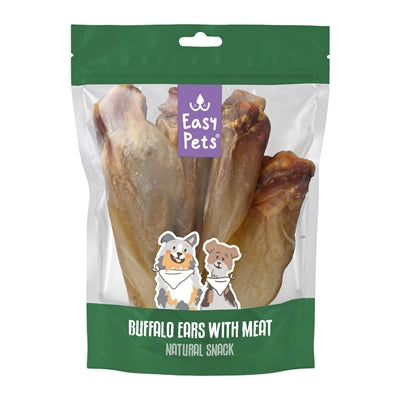 Easypets – Friandises pour chien – Oreille de buffle avec viande – 4 pièces - Caractéristiques