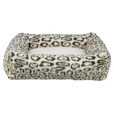 Trixie – Panier pour Chien – Lit Rectangulaire Léo Motif Panthère Crème - Caractéristiques