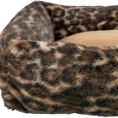 Trixie – Panier pour Chien – Lit Rectangulaire Léo Motif Panthère Marron - Caractéristiques