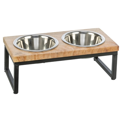 Trixie – Gamelle pour chien – Bar à Manger Mangoustan et Métal - Caractéristiques