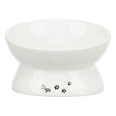 Trixie – Gamelle pour Chien – Écuelle Surélevée en Céramique Dogs Blanche – 17x17x13,5 cm - Analyse détaillée