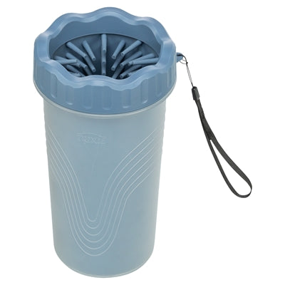 Trixie – Accessoire de soin pour chien – Nettoyeur de Pattes Gris Foncé/Bleu – L/XL - Caractéristiques