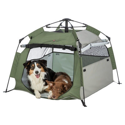 Trixie Hondentent Pop-Up Olijfgroen / Beige 100X100X80 Cm