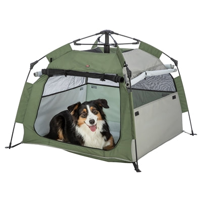 Trixie Hondentent Pop-Up Olijfgroen / Beige 100X100X80 Cm