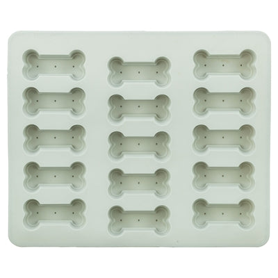 Trixie – Moule de Cuisson pour Friandises d'Animaux – Tapis en Silicone Forme d'Os Sans BPA Gris – 24x29 cm - Caractéristiques