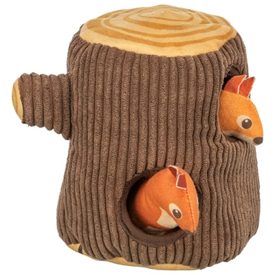 Trixie – Jouet pour chien – Souche d'Arbre et Écureuils en Peluche – 16 cm - Analyse détaillée