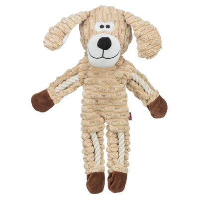 Trixie – Jouet pour Chien – Chien en Peluche avec Corde Sable – 38 cm - Caractéristiques
