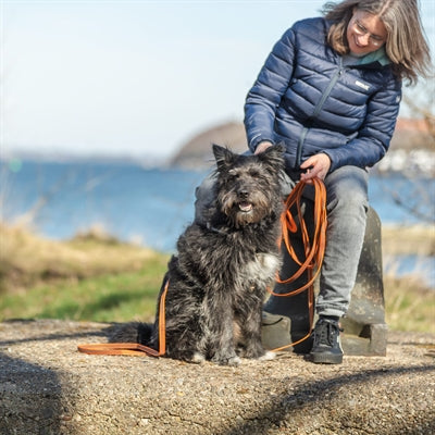 Trixie – Longe de Suivi pour Chien – Longe Caoutchoutée Sans Poignée Orange - Caractéristiques