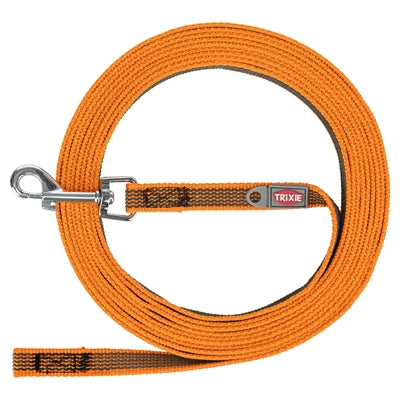 Trixie – Longe de Suivi pour Chien – Longe Caoutchoutée Sans Poignée Orange - Caractéristiques