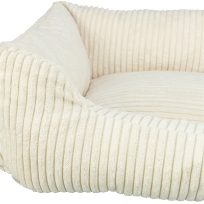 Trixie – Panier Orthopédique pour Chien et Chat – Canapé Vital Jonna Rectangulaire Velours Côtelé Crème - Analyse détaillée