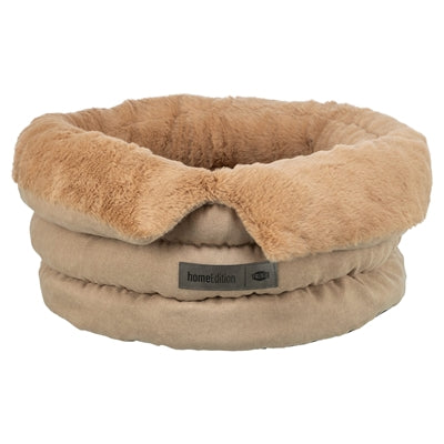Trixie – Panier pour chien – Panier rond Liano Soft sable – 45x45x20 cm - Caractéristiques