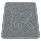 Trixie Kattenbakmat Kattensilhouet Pvc Lichtgrijs