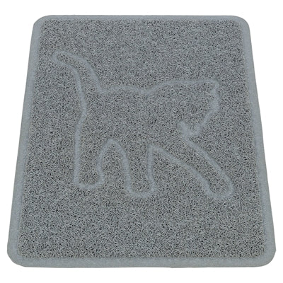 Trixie – Tapis pour litière – Silhouette de Chat PVC Gris Clair – 48X35 cm - Caractéristiques