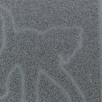 Trixie Kattenbakmat Kattensilhouet Pvc Lichtgrijs