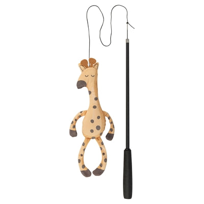 Trixie – Jouet pour chat – Canne à pêche télescopique pour grand chat avec girafe marron – 106 cm - Caractéristiques