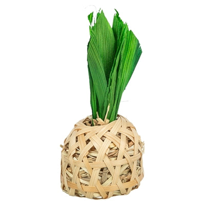 Trixie Ananas Bamboe Met Maisbladeren En Hooi 6,5X6,5X14 Cm
