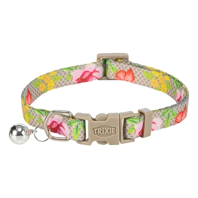 Trixie – Collier pour chat – Collier motif fleurs – 20-34x1 cm - Coloris aléatoire - Caractéristiques