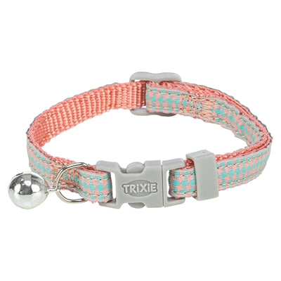Trixie – Collier pour chat – Collier motif pied-de-poule – 20-30x1 cm - Coloris aléatoire - Caractéristiques