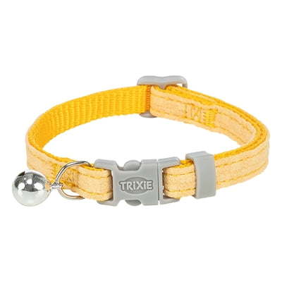 Trixie – Collier pour chat – Collier aspect velours – 20-30x1 cm - Coloris aléatoire - Caractéristiques