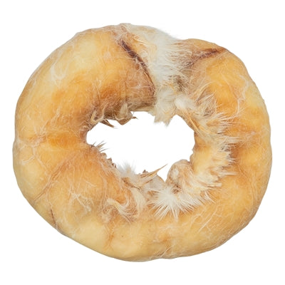 Trixie Denta Fun Rabbit Rings Met Kippenborst 9,5 Cm 100 Gr