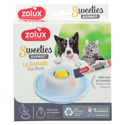 Zolux Sweeties Expert Likplaat / Lik Bowl Antislip 14,5X4,5X14,5 Cm