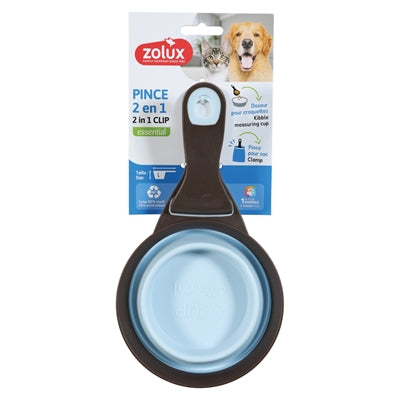 Zolux – Pelle doseuse et pince pour nourriture pour chien et chat – Pelle 2 en 1 - Caractéristiques