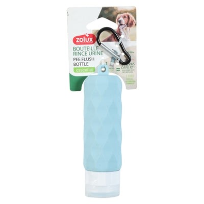 Zolux – Accessoire pour chien – Rince-urine de poche en silicone - Bleu clair – 4 x 4 x 14 cm - Caractéristiques