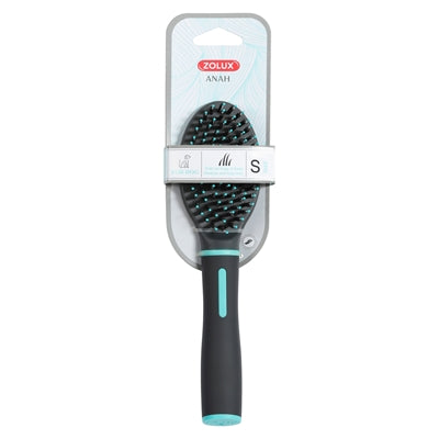 Zolux – Brosse pour chien – Brosse bi-matière nylon et picots plastique Anah - Caractéristiques