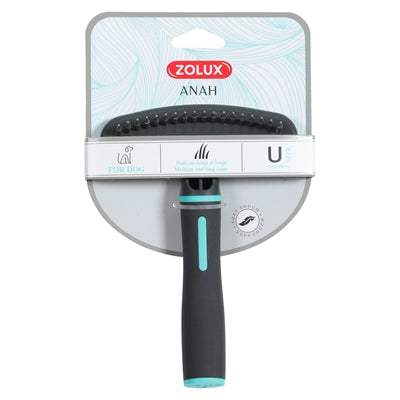 Zolux – Etrille pour chien – Etrille rétractable Anah avec 18 dents – 17 cm - Caractéristiques
