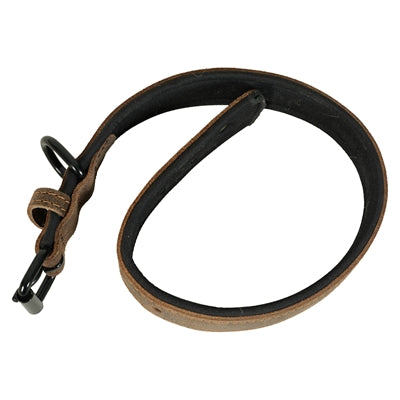 Zolux – Collier pour chien – Collier premium en cuir et néoprène - brun - Caractéristiques