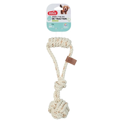 Zolux – Jouet pour chien – Corde de Jeu avec Balle – 28,5x10x7 cm - Caractéristiques