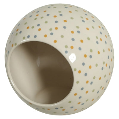 Zolux – Maison pour hamster en céramique à pois – Cosy – 11,5x10x11,5 cm - Caractéristiques