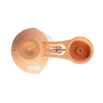 Martin Sellier – Gourde pour chien – Gourde avec écuelle en silicone - Orange - Caractéristiques