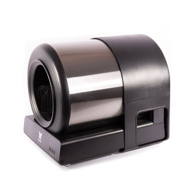 Martin – Maison de toilette automatique pour chat – Maison de toilette automatique tunnel en acier inoxydable – 71x43x49 cm - Caractéristiques