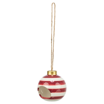 Trixie – Mangeoire pour oiseau – Mangeoire de Noël en céramique boule de Noël – 12x12 cm - Caractéristiques