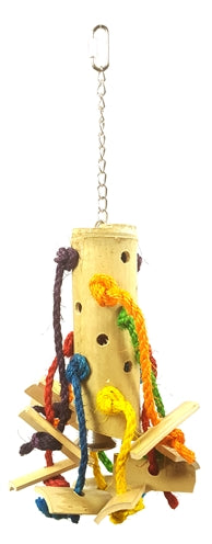 Happy Pet – Jouet pour perroquet – Puzzle Bambou – 48 cm - Caractéristiques