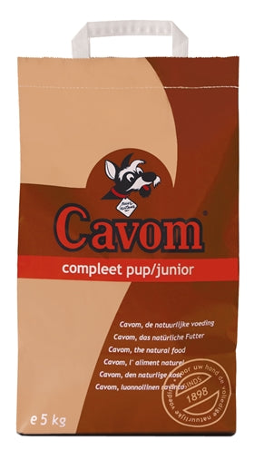 Cavom – Croquettes pour chien – Compleet Pup/Junior – 5 kg - Caractéristiques