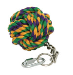 Happy Pet – Jouet pour oiseau – Balle en corde sur chaîne – 23 cm