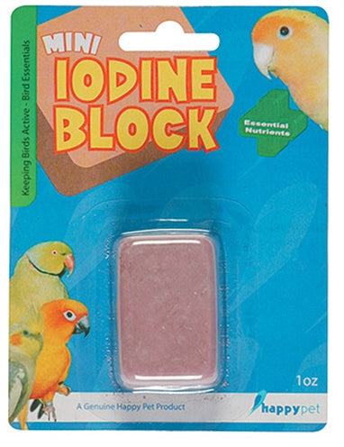 Happy Pet – Friandise pour oiseau – Bloc d'iode mini - Caractéristiques