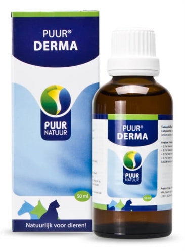 Puur Natuur – Complément pour chat et chien – Derma (Démangeaisons) – 50 ml - Caractéristiques
