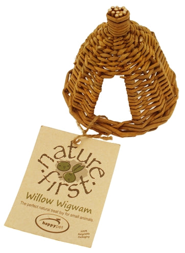 Nature First – Jouet pour rongeur – Wigwam en saule – Taille unique - Caractéristiques